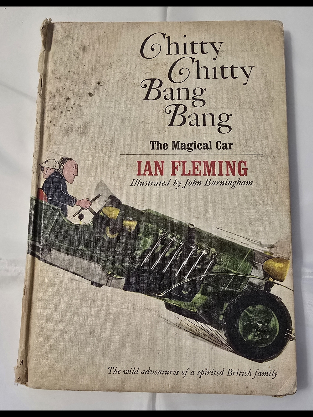 Chitty Chitty Bang Bang by Ian Fleming - Vintage Illustrated Hardcover